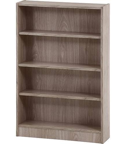Amazon｜伸縮ラック オープンシェルフ 本棚 [幅80-158cm 角度調節