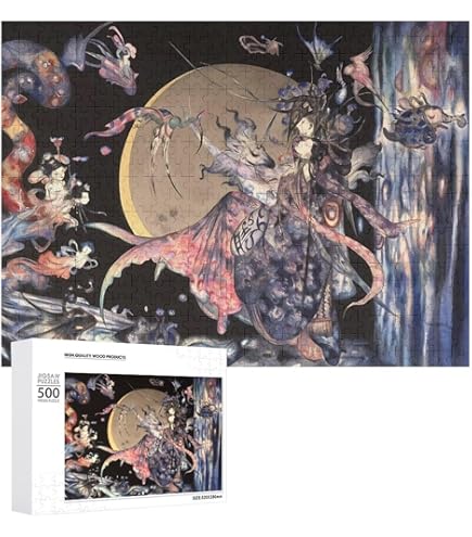 Amazon | 天野喜孝 黒衣の剣士 1000ピースパズル | ジグソーパズル