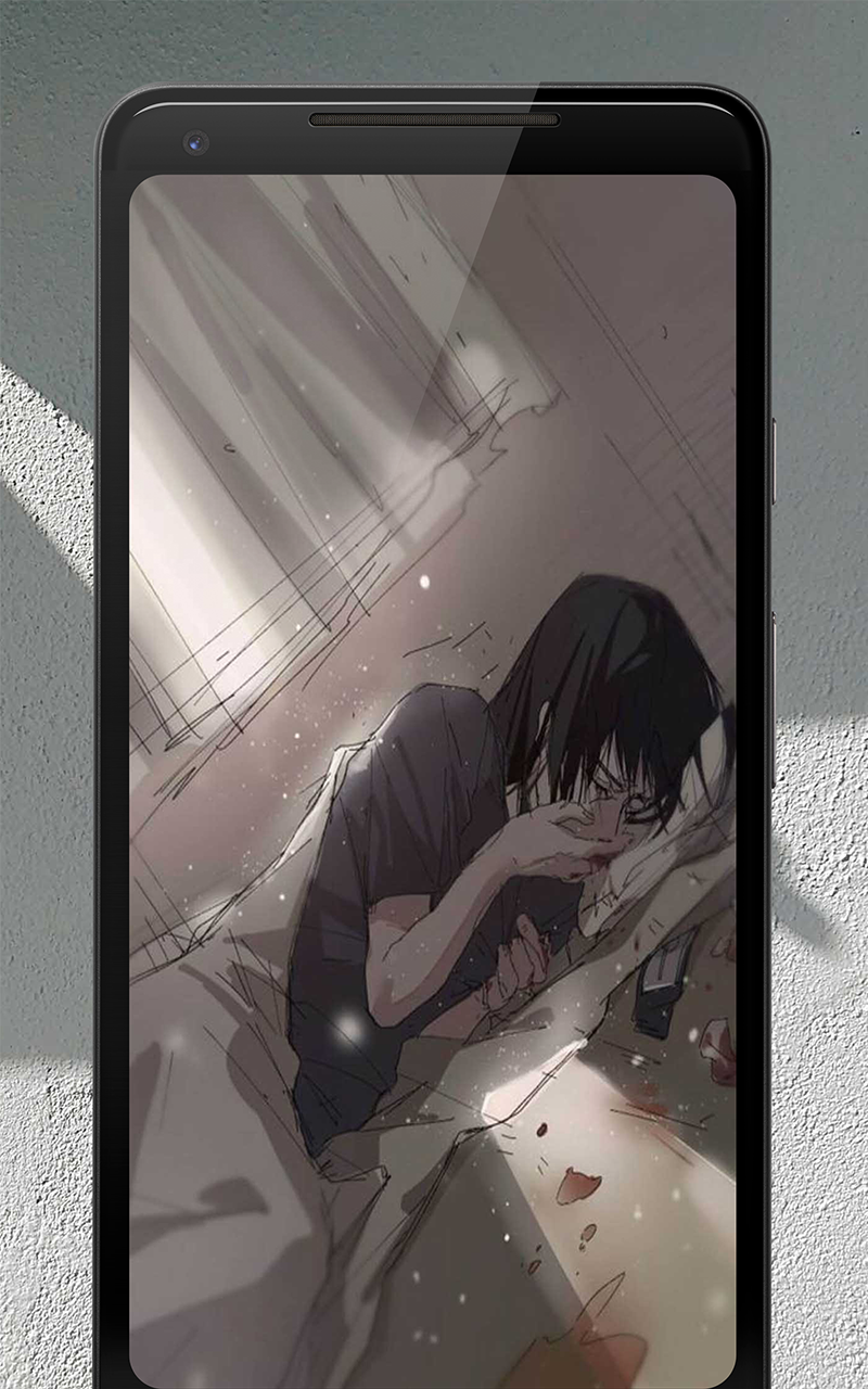 Amazon Co Jp Nanda Unhappy 悲しいアニメ壁紙 Android アプリストア