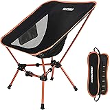 MARCHWAY Lightweight Folding Camping Chair, Stable Portable Compact for Outdoor Camp, Travel, Beach, Picnic, Festival, Hiking