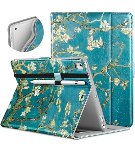 Case For IPad 5/6/Pro 9.7 2016/2017/2018 With Card Slots, Pencil Holder, Kickstand Cover And Auto Sleep Wake Cover For IPad 5/6/Pro 9.7 2016/2017/2018,Darkgreen - View #11