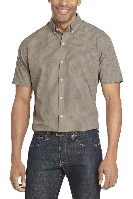 Short Sleeve Oxford Dress Shirt 