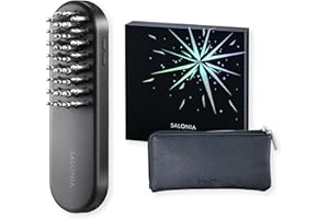 SALONIA サロニア EMS リフトブラシ 3Dケア ブラック ギフトBOX 電気ブラシ 美顔器 電動頭皮ブラシ リフトアップ