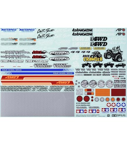 Amazon.co.jp: タミヤ プリズムステッカーA (グレードアップパーツ 