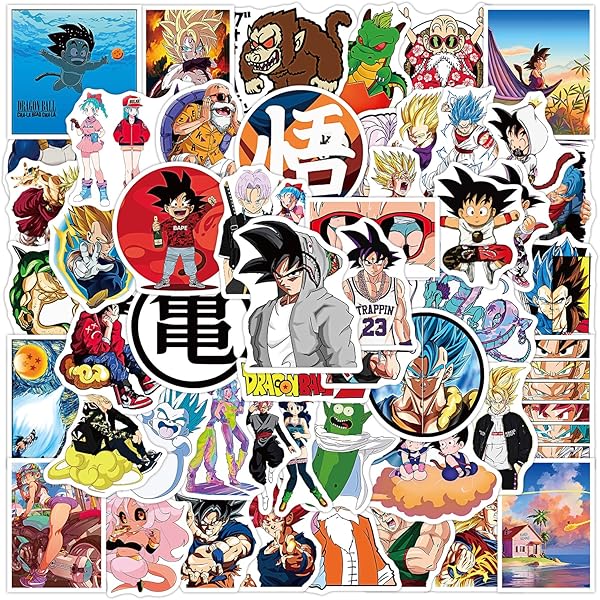 Amazon.co.jp: for ドラゴンボール ステッカー 50枚セット かわいい 