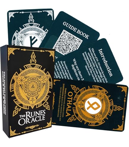 Ibiza Tarot The Runes Of Freyja - 26 Cards - Runes Oracle - Oracle Deck