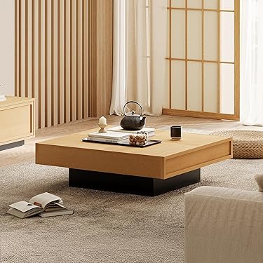 木製座卓・ちゃぶ台 - 茶色 - 新品箱入り Amazon.co.jp: KUNOGH(小さな店)和風座卓、無垢材日本茶フロア