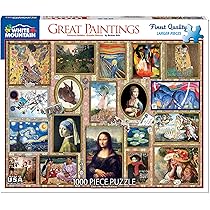 Amazon.co.jp: White Mountain Puzzles 素晴らしい絵画 1000