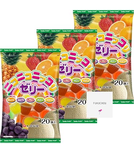 Amazon.co.jp: 七尾製菓 ニコニコニッコリゼリー35個×10袋 : 食品