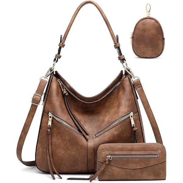 LoZoDo Women's Tote Bag - Greased Leather, 13x11.4x5.2 Inches, Top Handle & Shoulder Strap