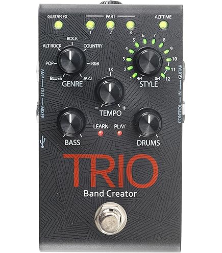 Digitech TRIO+ バンドクリエーター・ルーパー・ドラムマシーン Amazon | DigiTech Trio+ Band Creator Plus Looper 2 190839152060