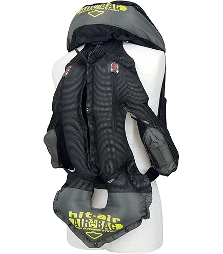 Amazon | バイク用エアバッグ付きジャケット hit-air HDS ブラック XL