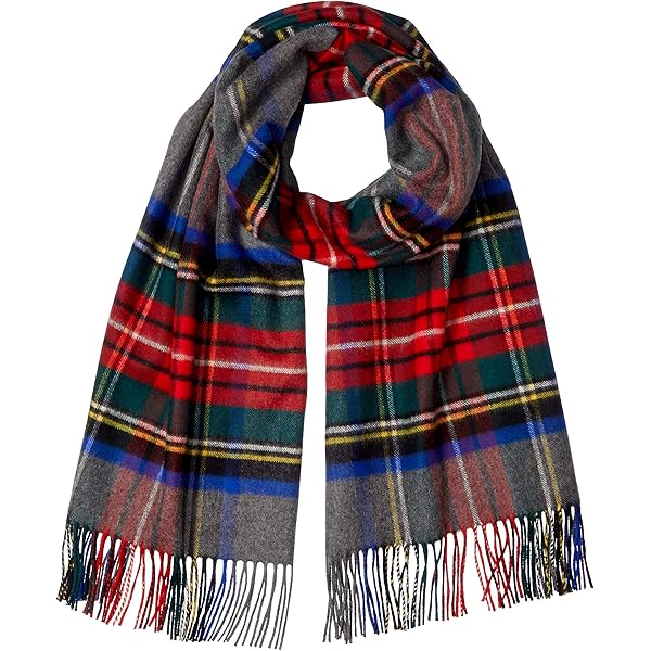 Amazon | ジョンストンズオブエルガン ストール カシミア100% タータン