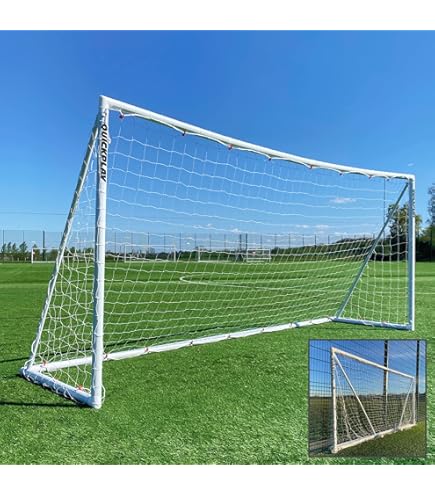 Q-FOLD MATCH 6x4 折りたたみサッカーゴール Amazon | [クイックプレイ] Qfold? 30秒折りたたみ式サッカー