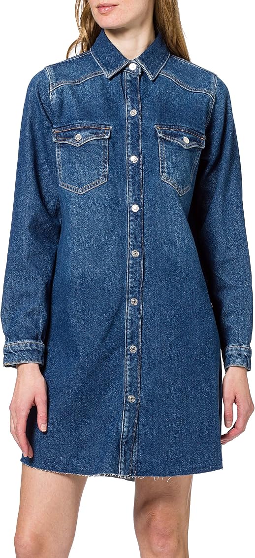 Mavi Women's Sharon Dress, Indigo Blue 