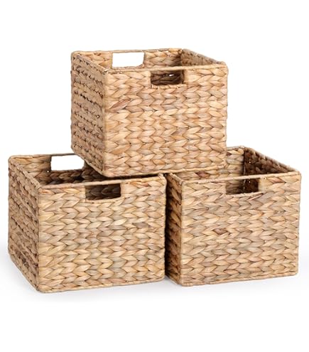 Amazon.co.jp: 12 x 12 x 12インチ ウォーターヒヤシンス収納