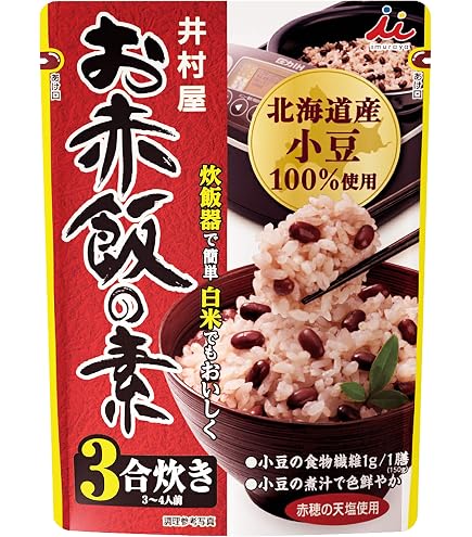 Amazon | 井村屋 お赤飯の素 230g ×6セット | 井村屋 | ごはん・料理の