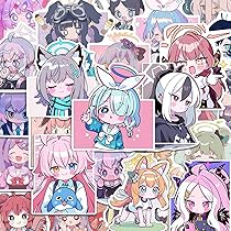 Amazon.co.jp: ブルーアーカイブ BLUE ARCHIVE ステッカー 人気