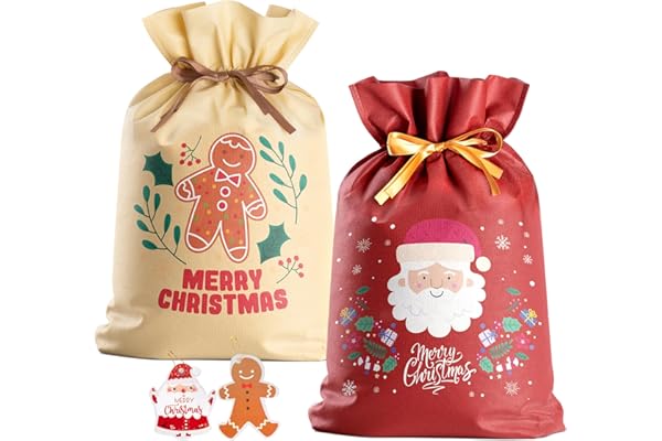 クリスマス ラッピング 袋 プレゼント ギフトバッグ 【Poco'ce掲載・ぬくもり感じるホリデー·ふんわり不織布·リボン付き】 ラッピング 袋 小 大 特大 ギフト袋 贈り物 人気 おしゃれ 収納 お祝い 記念日 結婚式 母の日 父の日 誕生日 バレンタイン