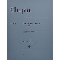 ショパン: 舟歌 嬰ヘ長調 Op.60/Mullemann編/運指Theopold/ヘンレ社