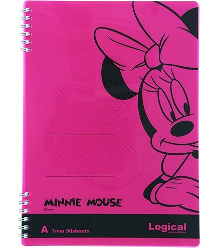 【在庫限り】ミニーマウス ノート スパイラルバインディング ピンク　ディズニー Amazon.co.jp: CERDÁ LIFE'S LITTLE MOMENTS - レバーアーチ