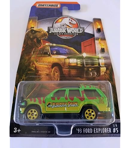 Amazon | Matchbox '93 ジープ ラングラー ジュラシックワールド