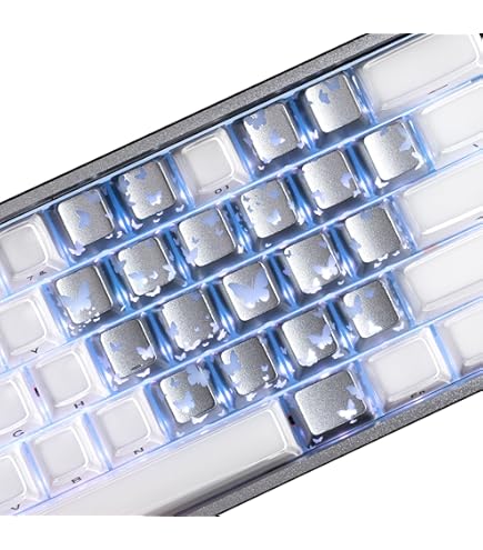 Amazon.co.jp: GMKWTL XVX ホワイトクリスタルジェリーキーキャップ