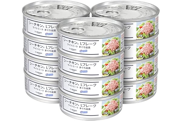 by Amazon シーチキン Lフレーク 70g×12缶