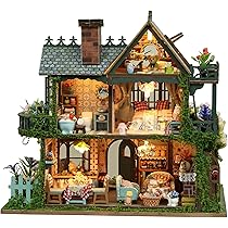 Amazon | GuDoQi DIYミニチュアドールハウスキット、ミニチュア