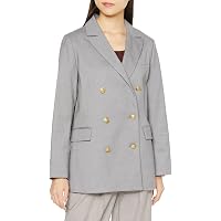 Amazon | 金釦ダブルブレザーコンパクトジャケット | コート