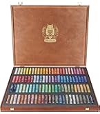 Amazon.co.jp: schmincke シュミンケ ソフトパステル 60色木箱セット