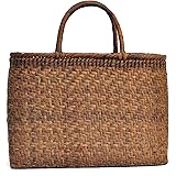 山下工芸 山葡萄コレクション バッグ 33 さわ皮/アジロ編/内布 幅42×奥行10×高さ29cm 91470
