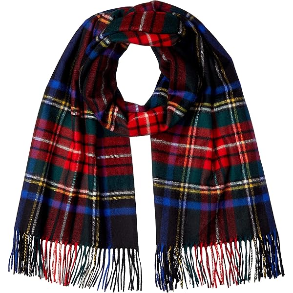 Amazon | ジョンストンズオブエルガン ストール カシミア100% タータン