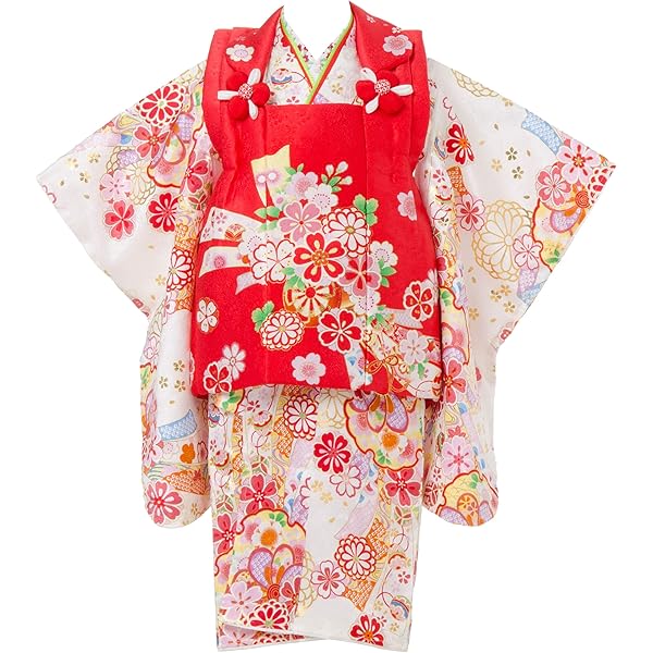 Amazon | 七五三 着物 3歳 被布セット 女の子 京都花ひめ 鈴2