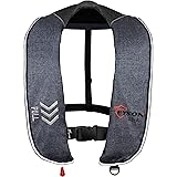 Amazon Eyson ライフジャケット フローティングベスト ベストタイプ 首掛 肩掛けタイプ 救命胴衣 釣り 大人 自動膨張式 Ce認証 男女兼用 海 川遊び 釣具 ピンク Eyson ライフジャケット フローティングベスト