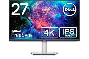 【Amazon.co.jp限定】Dell S2721QS 27インチ 4K モニター (3年間無輝点交換保証/IPS非光沢/DP・HDMIx2/sRGB 99%/縦横回転・高さ調節/AMD FreeSync/スピーカー付)