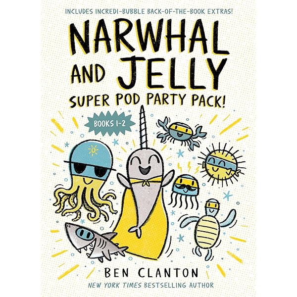 A Waffle Lot of Narwhal and Jelly 1-5 : Clanton, Ben: Amazon.sg: Books