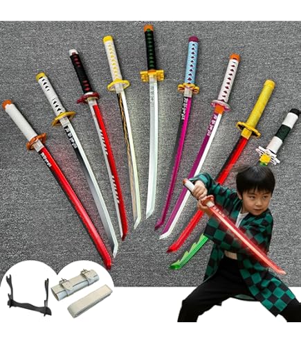 Amazon | Ncvoae 日輪刀 子供 コスプレ 道具 『大人/子供用』 煉獄杏