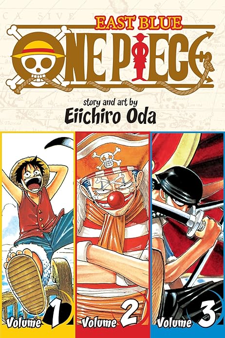 Amazon One Piece Omnibus Edition Vol 1 Includes Vols 1 2 3 1 Oda Eiichiro Fantasy