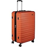 Amazon Basics Hardside Expandable Spinner Suitcase, Orange, 78cm