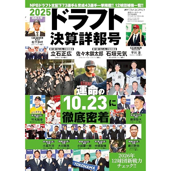 2023ドラフト決算詳報号 2023年 12/7 号 [雑誌]: 週刊ベースボール
