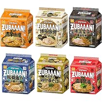 Amazon.co.jp: 6種類セットズバーン3食パック (計18食) 背脂濃厚醤油