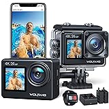 WOLFANG GA200 Action Camera 4K 24MP Waterproof 40M Underwater Camera EIS Stabilization WiFi Adjustable Wide Angle Vlog Camera