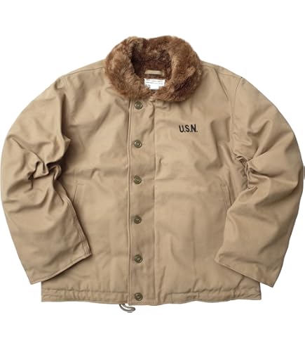 Amazon.co.jp: アメリカ軍 N-1 デッキジャケット S スリムタイプ