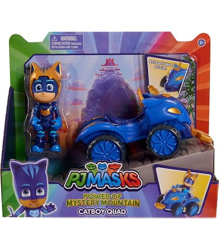 PJ Masks Deluxe Set Figure – Serie 2, Action Figure Giocattolo Per Bambini, Personaggi Ufficiali Della Serie TV - 4