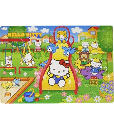 キティ 子供用パズル サンリオレトロ ヴィンテージ 動物 シルエットピース キティ 子供用パズル サンリオレトロ ヴィンテージ 動物