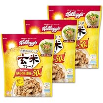 Amazon.co.jp: ケロッグ 玄米フレーク 240g×3個セット 【セット買い