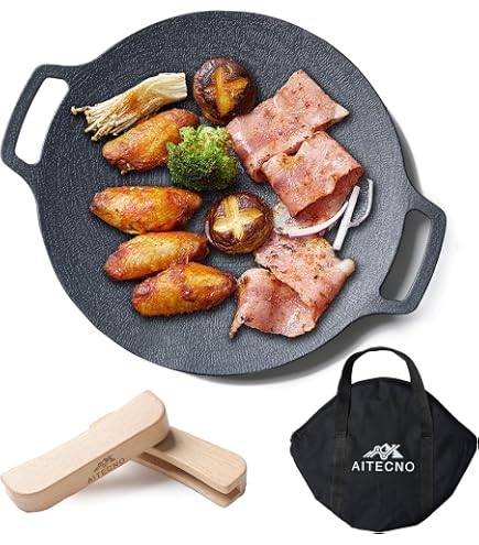 Amazon.co.jp: Lodge - L9OG3 10.5インチ 鋳鉄ラウンドグリドルパン (3