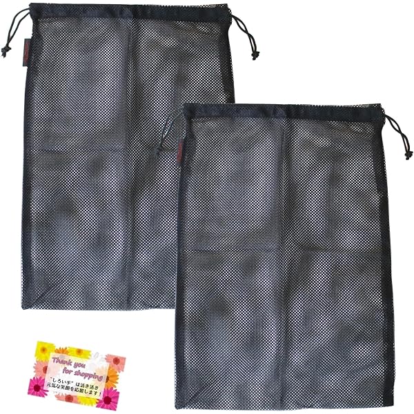 Amazon.co.jp: ソフトメッシュ巾着袋 Lサイズ（42×30cm