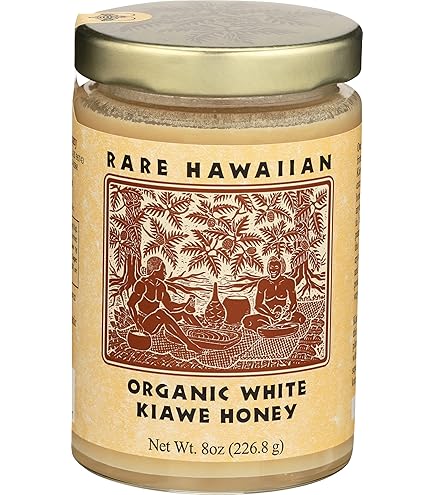 Amazon | レアハワイアンオーガニックホワイトキアヴェハニー 8オンス